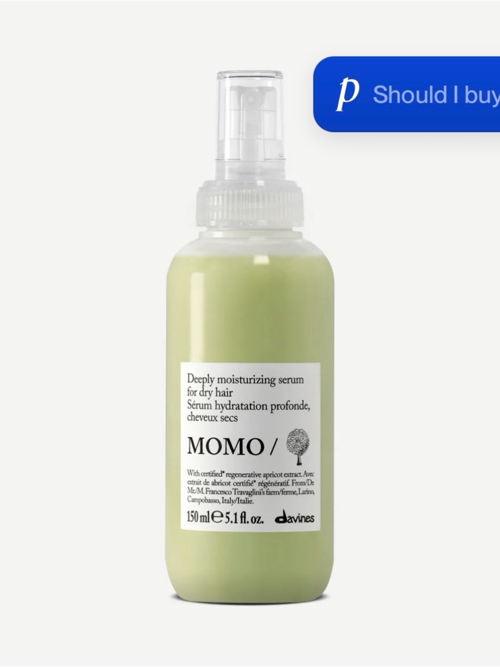 Davines MOMO Moisturizing Serum Spray